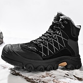 economico Stivali invernali e neve-stivali tattici invernali da uomo con fodera in pelliccia: caldi stivali da trekking militari impermeabili per la sopravvivenza all'aperto, il campeggio e il freddo