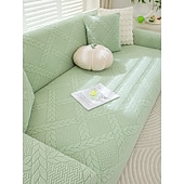 economico Copridivano-Copridivano in velluto jacquard con linea geometrica, 1 pezzo, copridivano elastico in stile semplice, adatto agli animali domestici, antiscivolo, antipolvere, lavabile in lavatrice, protezione per
