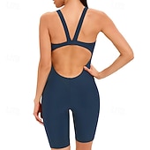 abordables Lycra de surf-Femmes Maillot de bain Maillot Anti UV Protection Solaire UV UPF50+ Sans manches Maillot de Bain Natation Surf Patchwork Été Printemps Automne
