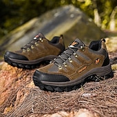 cheap Hiking Boots-Men's Durable Hiking Shoes with Anti-Slip Sole, Shock-Absorbing Outdoor Trekking Sneakers for Climbing, Camping and Travel