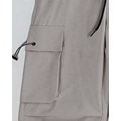 economico Pantaloni cargo-Per uomo Pantaloni Cargo Pantaloni Coulisse Elastico in vita Multi-tasche Semplice Indossabile All&#039;aperto Quotidiano Campeggio &amp; Escursionismo Moda Classico Nero Verde militare
