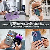 cheap Samsung Cases-Phone Case For Samsung Galaxy Z Fold 7 Z Fold 6 Z Fold 5 Z Fold 4 Back Cover with Lanyard Kickstand Card Slot Retro TPU PU Leather