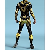 abordables Impresión-Trajes Zentai estampados Traje de cosplay Body Estampado Disfraz de carnaval Traje de Cuerpo Completo Hombre Mujer Disfraz Sexy Víspera de Todos los Santos Traje para Rendimiento Fiesta Mascarada