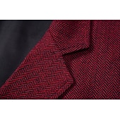 billige Herrevest-Herre سترة Veste Feriereise Daglig Bryllupsfest Stevnemøte Årgang Mote Vår Høst Lomme Knapper Polyester Tweed Bekvem عادي Fiskebein Dobbeltkneppet Hakkjakkeslag Normal Burgunder kaffe Grå Vest