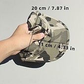 Недорогие Бейсболка мужская-Муж. Бейсболка Серебристо-серый Хлопок Современный современный Армия на открытом воздухе Для занятий спортом Велоспорт / велосипед АРМИЯ На открытом воздухе На каждый день Удобный