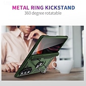 levne Pouzdra pro Samsung-telefon Carcasă Pro Samsung Galaxy Z-sklad 7 Z Fold 6 Z Fold 4 Zadní kryt Magnetické Stojánek Prstencová spona Brnění TPU PC