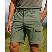 preiswerte Unterteile-Herren Abzippbare Hosen Wanderhosen Softshellhosen Außen Normale Passform Wasserdicht Winddicht Unterteile Tasche Schwarz Armeegrün Camping / Wandern Laufen S M L XL XXL