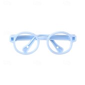 billiga Dockkläder och tillbehörsset-6-pack glasögon för labubu-dockor, set med 5 minidockglasögon för 10-17 cm dockor utan linser för pysseldockor, kläder och accessoarer