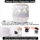 economico Luci di Natale-Proiettore di luce notturna per bambini, proiettore di galassie per camera da letto, proiettore di stelle e nebulose con cavo USB, rotazione di 360 gradi, lampada da notte per bambini, per decorare