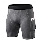 رخيصةأون شورت جري-رجالي شورت للجري تجريب السراويل مع جيوب خصر عالي قيعان ملابس الرياضة الجمنازيوم اكتشف - حل سريع جاف متنفس الصالة الرياضية كرة السلة رياضية ملاءمة ضيقة ملابس رياضية ألبسة رياضية لون سادة أسود أبيض أحمر