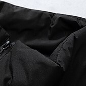 abordables Gilet Puffer pour Homme-Homme Gilet matelassé Gilet Vacances Quotidien Date Mode Occasionnel Hiver Avec Poches Polyester Chaud Confortable Couleur Unie Fermeture éclair Col montant Coupe régulière Noir Gris Gilet