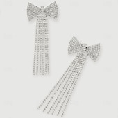 abordables Boucles d&#039;oreilles-Femmes Boucles d&#039;oreilles clous Frange à pompons Précieux Nœud Élégant Mode Diamant Imitation Des boucles d&#039;oreilles Bijoux Argent / Dorée / Arc-en-ciel Pour Mariage Soirée Cadeau Quotidien 1 Paire