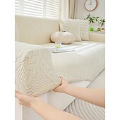 economico Copridivano-Copridivano in velluto jacquard con linea geometrica, 1 pezzo, copridivano elastico in stile semplice, adatto agli animali domestici, antiscivolo, antipolvere, lavabile in lavatrice, protezione per