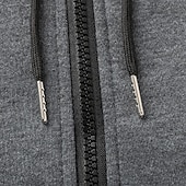 economico Felpa Tattica-Per uomo Felpa con cappuccio Felpa con cappuccio a zip intera Felpa con cappuccio in pile Felpa con cappuccio tattica Nero Blu marino Grigio chiaro Grigio scuro Con Cappuccio Semplice Cerniera Sport