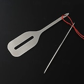 お買い得  裁縫と編み物とかぎ針編み-ステンレススチール製の針糸通し4個、手縫い、クロスステッチ、DIYクラフト、編み物アクセサリー用のクイック縫製および刺繍糸通しツール。