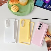 economico Cover Samsung-telefono Custodia Per Samsung Galaxy Piegatura a Z 7 Z Fold 6 Z Fold 5 Z Fold 4 Copertura Posteriore Resistente agli urti Retrò Silicone