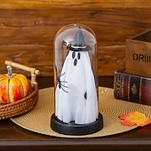 1個 21.5cm ハロウィン 光る魔法使いの帽子 ゴースト スパイダー 透明カバー 小型ナイトライト 屋内・屋外パーティー レストラン お祝いの雰囲気 装飾ライト 単三電池ボックス お買い得  ハロウィン室内-1個 21.5cm ハロウィン 光る魔法使いの帽子 ゴースト スパイダー 透明カバー 小型ナイトライト 屋内・屋外パーティー レストラン お祝いの雰囲気 装飾ライト 単三電池ボックス