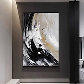 Handmade abstract oil painting Hand Painted ABSTRACT Oil Painting Wall Modern Fashion Abstract Black White Canvas Painting Home Decoration Decor Rolled Canvas Paingtings cheap Abstract Paintings-Handmade abstract oil painting Hand Painted ABSTRACT Oil Painting Wall Modern Fashion Abstract Black White Canvas Painting Home Decoration Decor Rolled Canvas Paingtings