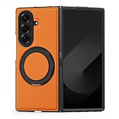 economico Cover Samsung-telefono Custodia Per Samsung Galaxy Piegatura a Z 7 Z Fold 6 Z Fold 5 Z Fold 4 Copertura Posteriore Magnetico Cavalletto Resistente agli urti Retrò TPU Pelle PU