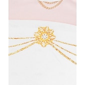 tanie Stroje dla dziewcząt-Zainspirowany koreańskim idolem Gwiazda popu Kostium Fantazyjne przebranie Wirtualny idol Kostiumy z filmów for Dla dziewczynek Dzieci Halloween Karnawał Spektakl Comic Con Anime Expo