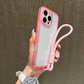 Χαμηλού Κόστους iPhone Θήκες-τηλέφωνο tok Για iPhone 17 Pro Max 17 Air 16 15 14 Pro Max Plus 13 Pro Max Πίσω Κάλυμμα με λουράκι καρπού Ανθεκτική σε πτώσεις Ρετρό Σιλικόνη