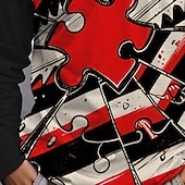 billiga Pojkes Halloween kostymer-Halloween Pojkar 3D Grafisk T-shirt Långärmad Vår Höst Mode Grundläggande Barn 4-12 år Rund hals Utomhus Ledigt Dagligen Normal