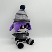 baratos Figuras de pelúcia de Anime e Jogos-Almofada de pelúcia com desenho de assassinato de 8,6/11,8 polegadas para decoração de quarto para fãs de videogame
