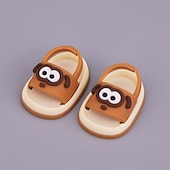 billige Dukkeklær og tilbehør sett-1 par dukkesko til 17 cm dukke, søte minisko, tilbehør til 17 cm dukker, sittende stående serie silikondukke-regnsko (uten dukke)