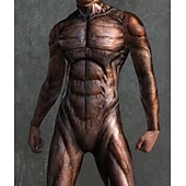 abordables Impresión-Trajes Zentai estampados Traje de cosplay Body Estampado Disfraz de carnaval Traje de Cuerpo Completo Hombre Mujer Disfraz Sexy Víspera de Todos los Santos Traje para Rendimiento Fiesta Mascarada
