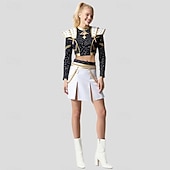 preiswerte Damenkostüme-KPop-Dämonenjäger Zoey Dämonenjäger Hunttrix Kostüm Festkleidung Virtuelles Idol Film Cosplay for Damen Erwachsene Halloween Karneval Leistung Comic-Konzert Anime Expo