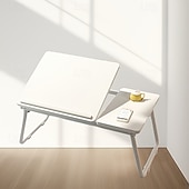 abordables Piscinas para niños-Mesa de estudio plegable ajustable de cinco velocidades con portavasos y tira antideslizante.