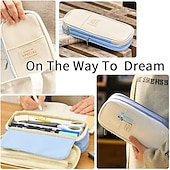 Χαμηλού Κόστους μολυβοθήκες &amp; θήκες-μεγάλης χωρητικότητας θήκη για στυλό γραφείο κολέγιο σχολείο μεγάλη αποθήκευση τσάντα υψηλής χωρητικότητας θήκη θήκη κουτί