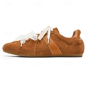 abordables Baskets-Baskets rétro à lacets en daim pour hommes, chaussures décontractées légères pour le style urbain et les tenues de week-end