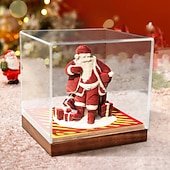 economico Calendario dell&amp;#39;Avvento-Blocco note 3D, calendario di Natale 2026, calendario 3D, calendario creativo da scrivania con luce, creativo, intaglio di carta da strappare, orologio, calendario per regali di Natale, regali di