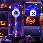 abordables Éclairage de Props d&#039;Halloween-Décoration d&#039;Halloween à LED alimentée par batterie, lumière de fête, globes oculaires lumineux d&#039;horreur et lumières d&#039;ambiance festives pour une utilisation intérieure et extérieure, décorations de