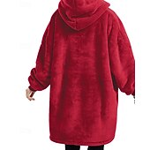 preiswerte Mädchen Daunen- und Parkajacke-Kinder Mädchen Kapuzensweatshirt Einfarbig Langarm Tasche Winter Streetwear Täglich Polyester Lässig Figurbetonter Schnitt