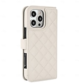 お買い得  iPhone用ケース-電話 ケース 用途 16 15 14 Pro Max Plus 16e 13 Mini ウォレットカードケース ストラップ付き キックスタンド カード挿入口 レトロ風 TPU PUレザー
