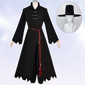 cheap Men&#039;s Costumes-KPop Demon Hunters Demon Boy Group Saja Boys Jinu Saja Costume Fancy Dress Korean Traditional Virtual Idol Movie Cosplay for Men&#039;s Adults Halloween Carnival Performance Comic Con Anime Expo