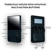 abordables Consoles de Jeux Vidéo-Console de jeu portable rétro open source T16 Max 64 Go, 5 couleurs disponibles, lecteur vidéo portable, système Linux, écran IPS de 4,0 pouces