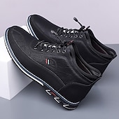preiswerte Sneaker für Herren-braune High-Top-Wanderschuhe für Herren – bequeme Schnürschuhe für große Füße, Reisen und lange Wanderungen