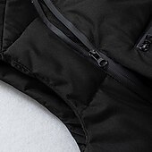 abordables Gilet Puffer pour Homme-Homme Gilet matelassé Gilet Vacances Quotidien Date Mode Occasionnel Hiver Avec Poches Polyester Chaud Confortable Couleur Unie Fermeture éclair Col montant Coupe régulière Noir Gris Gilet