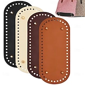 levne Sníženo na 30 $-Háčkované základy na tašky 9,9 x 21,6 cm s otvory - různé barvy, dlouhý oválný tvar pro háčkované tašky přes rameno &amp;tvoření, náhodné barvy, tvarovače kabelek