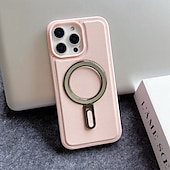 お買い得  iPhone用ケース-電話 ケース 用途 iPhone 16 15 14 Pro Max Plus 16e 13 Pro Max バックカバー 磁石バックル キックスタンド 耐衝撃 レトロ風 TPU PUレザー