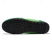 preiswerte Sneaker für Herren-Grüne Colorblock-Retro-Sneaker für Herren – bequeme Freizeit-Laufschuhe für Sportbekleidung, City-Outfits und Wochenendausflüge