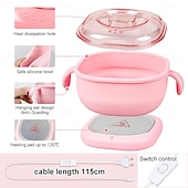 cheap Skin Care Tools-Silicone Portable Wax Hair Removal Machine Wax Heater Depilatory High Temperature Resistant