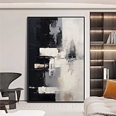 זול ציורי שמן-ציורי שמן מופשטים בעבודת יד עם טקסטורה על בד מודרני לקישוט חדר, תמונה לעיצוב הבית, ללא מסגרת, ציור לא מתוח, מינטורה