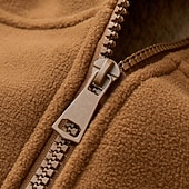 Χαμηλού Κόστους Καθημερινά μπουφάν-Ανδρικά Μπουφάν fleece Causal Ρούχα Γυμναστικής Τσέπη Με Κουκούλα Φθινόπωρο Χειμώνας Συμπαγές Χρώμα Ενεργό Ουδέτερος Κολάρο Πουκαμίσου Κοντό Μαύρο Βαθυγάλαζο Καφέ Πράσινο του τριφυλλιού Σακάκια