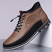 preiswerte Sneaker für Herren-braune High-Top-Wanderschuhe für Herren – bequeme Schnürschuhe für große Füße, Reisen und lange Wanderungen