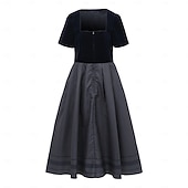 levne Ženy-Oktoberfest Šaty Dámské šaty Trachtenkleader Služka Bavorský němčina Louky Dámské Tradiční Styl Tkanina Šaty (75 cm)