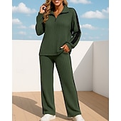 abordables Tracksuits-Women's Tracksuit Sweatpants Windproof Gym Training Running Sportswear Activewear Dark Grey Black White